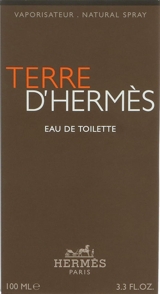 HERMES TERRE D'HERMES EDT, Natural Men's Spray 3.3 Oz/100ml